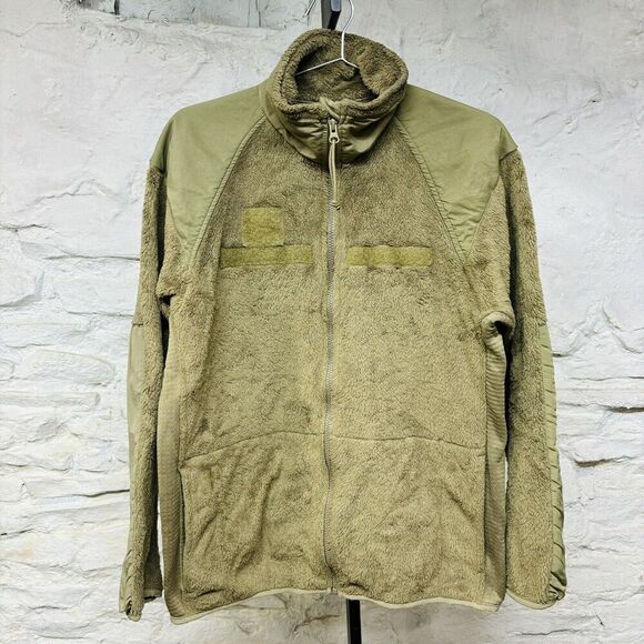US Army Polartec Jacket Fleece Mens Small Reg Cold Weather GEN III Coyote Brown - Picture 1 of 9